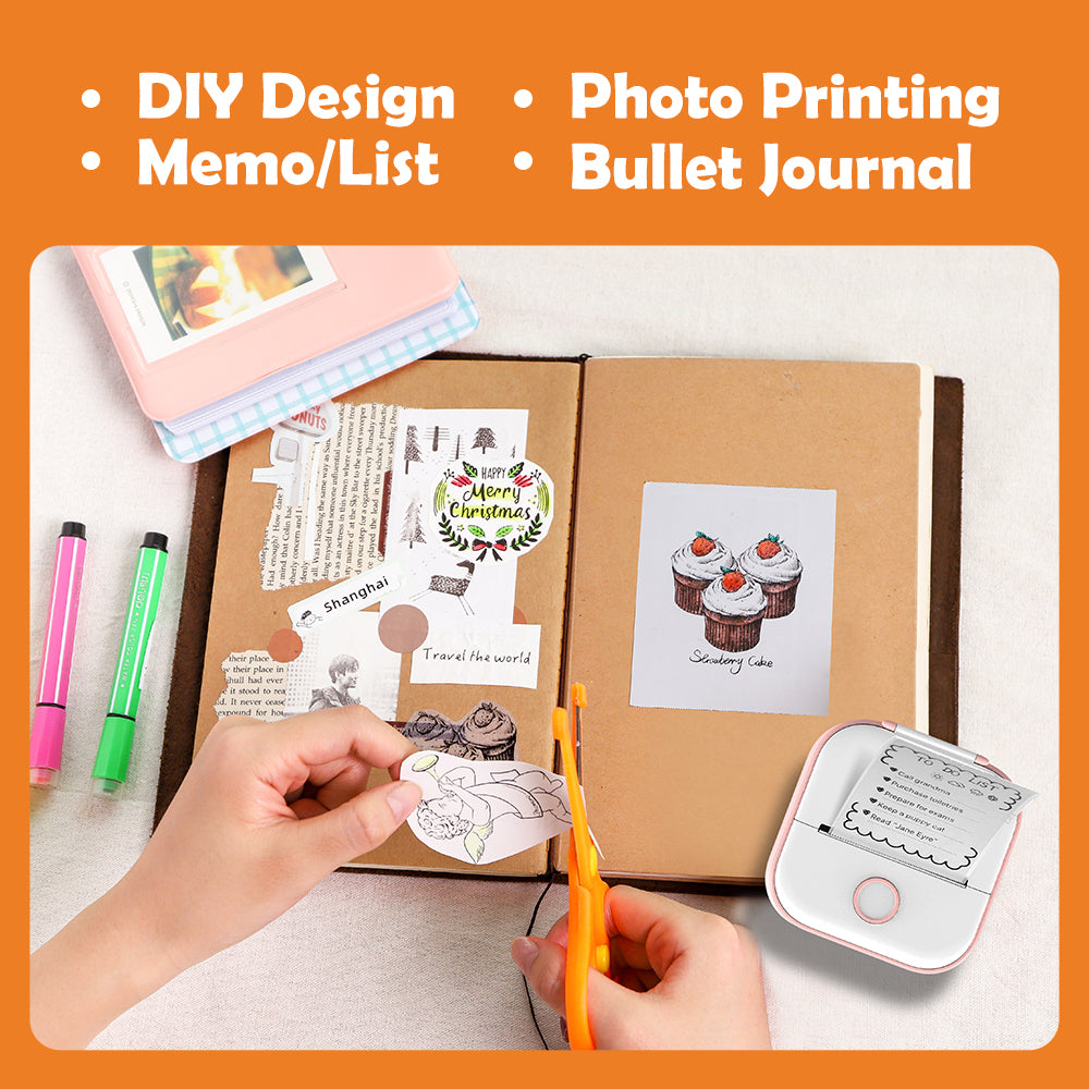 Thermal Pocket Printer - Bluetooth Compatible (NO INK)