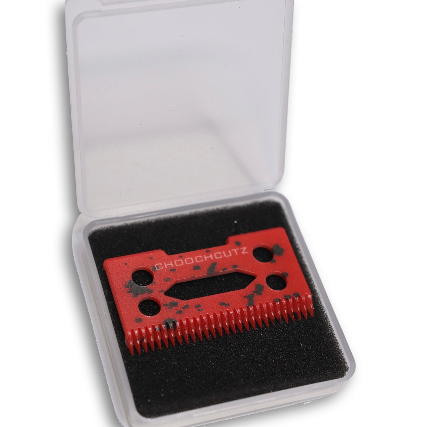 Red CHOOCHCUTZ Ceramic Cutting Clipper Blade