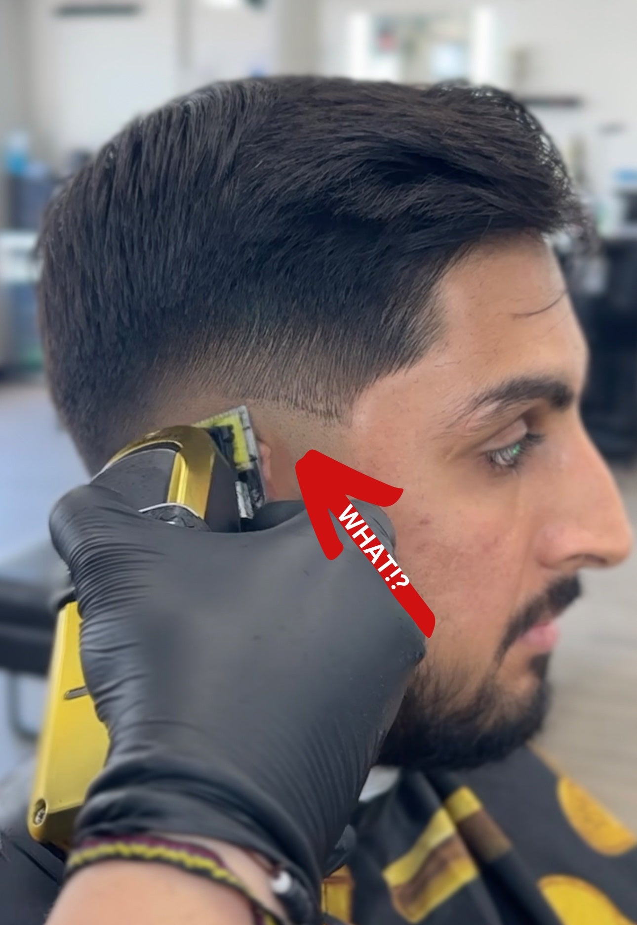 Drop Fade Back View